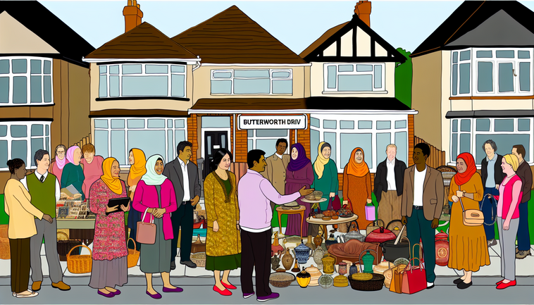 Treasure Hunt: Exploring a Weekend Yard Sale on Butterworth Drive